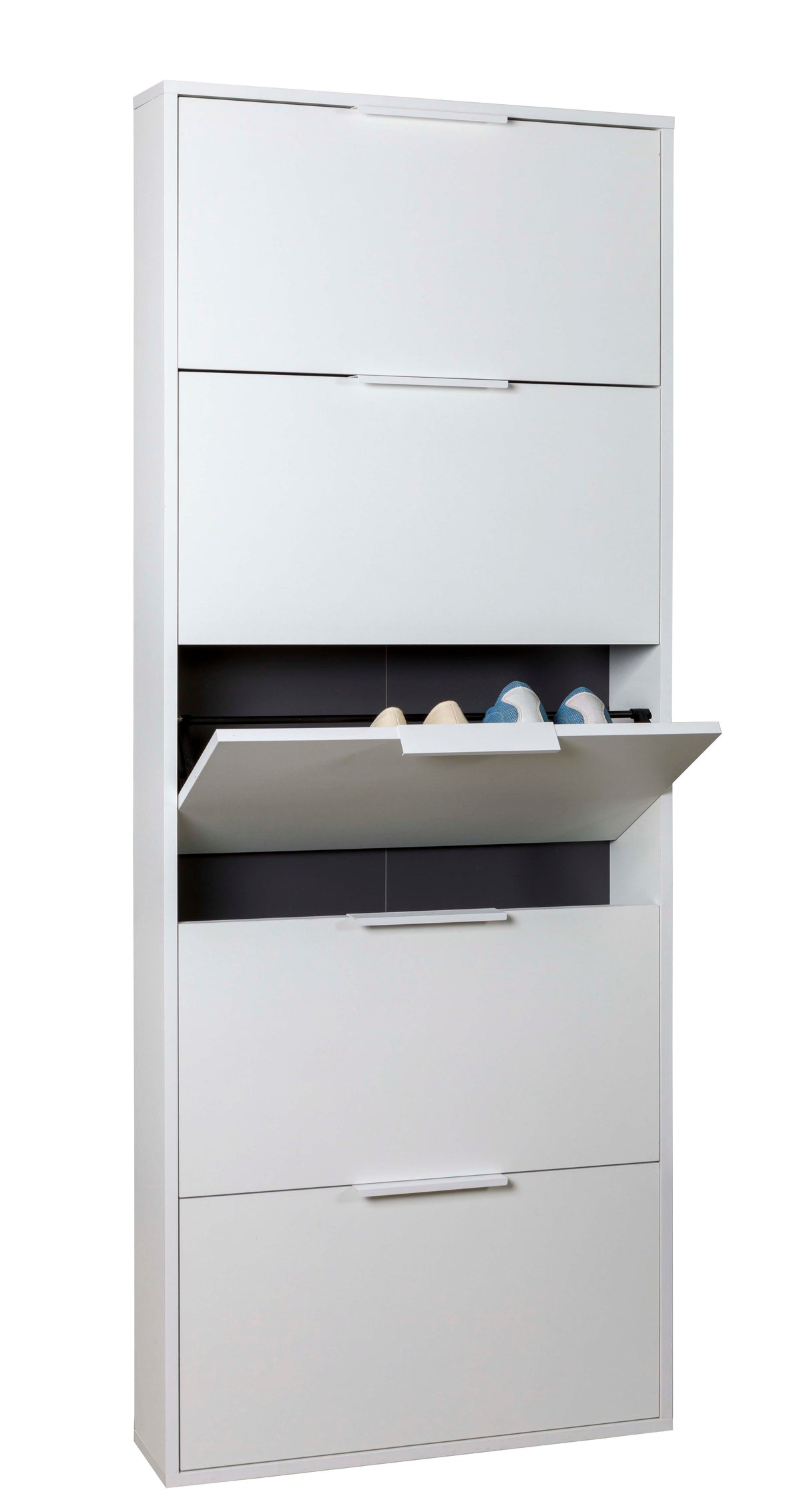 Pantofar Espresso cu 5 compartimente Alb