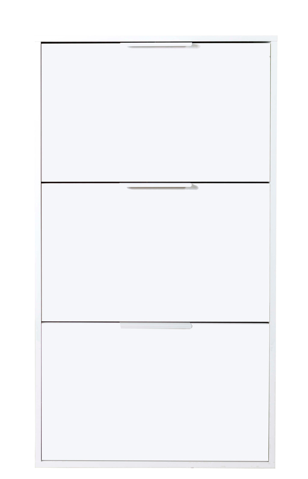 Pantofar Espresso cu 3 compartimente Alb Mat