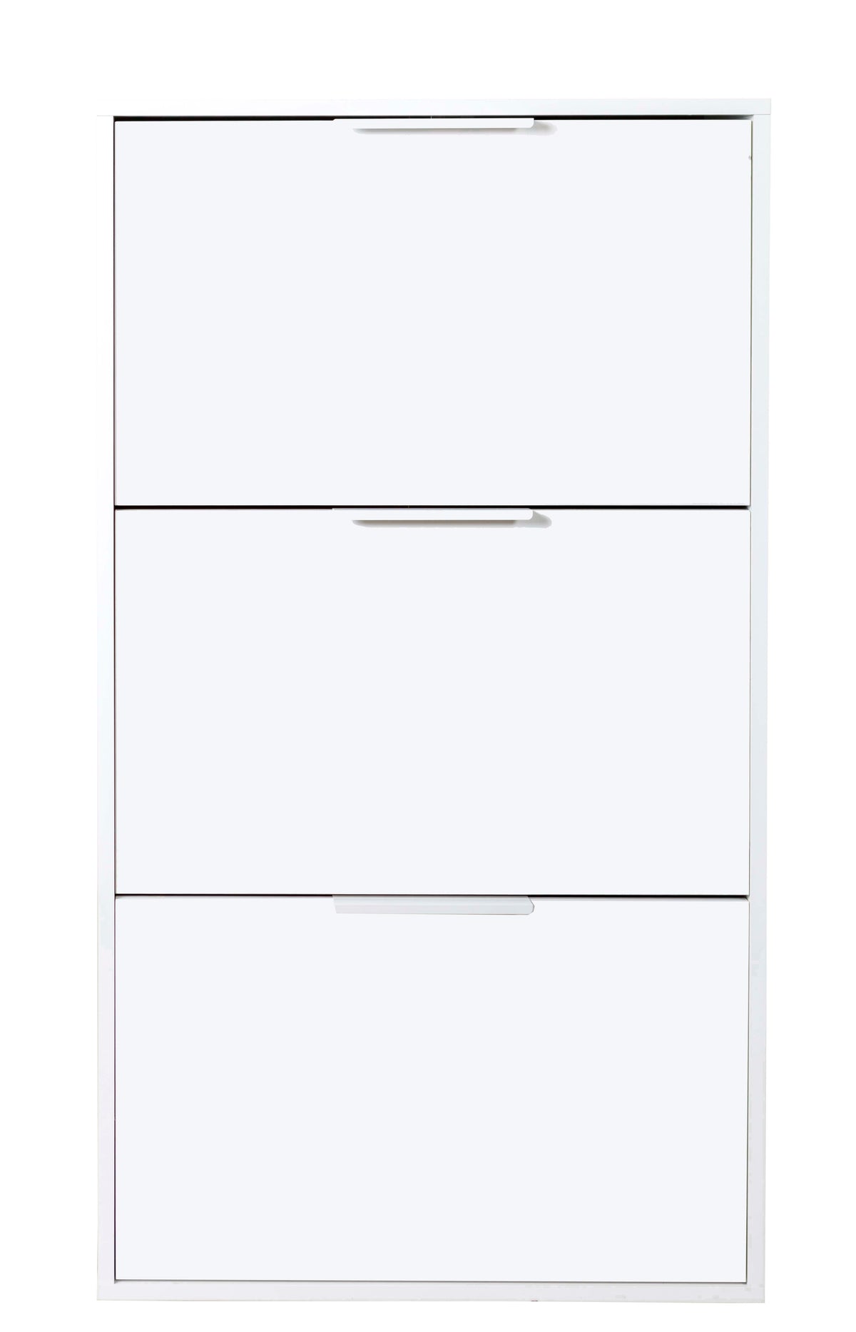 Pantofar Espresso cu 3 compartimente Alb Mat